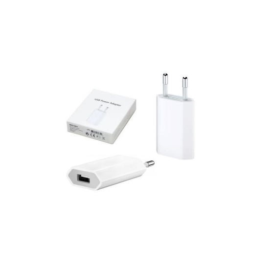 ADAPTADOR 1A PARA IPHONES 5W BRANCO